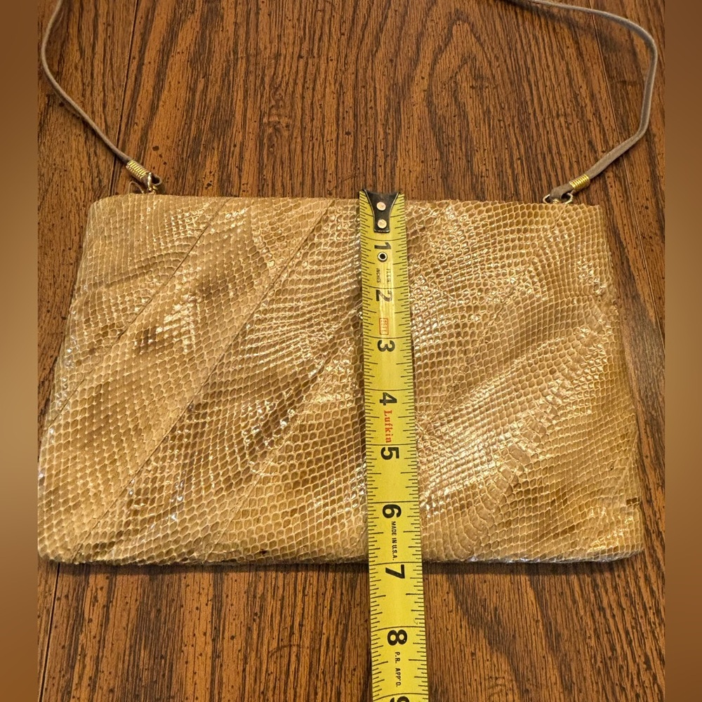 Jasmin leather snake skin purse - Picture 8 of 10